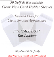 Superior Fit for TALL BOY Top Loader Sleeves