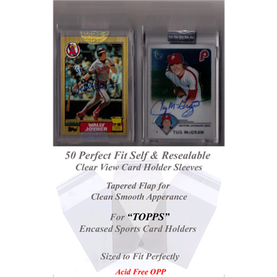 Superior Fit Sleeves for TOPPS Encased Sports Card Holders