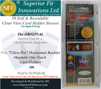 Superior Fit Sleeves for Ultra-Pro Double Booklet Mags