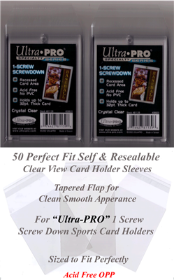 Superior Fit Sleeves for Ultra-Pro Screw Down Cases