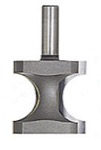 Amana 51544M 19/64" Bull Nose Router Bit With 6mm Shank