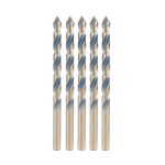 Amana HSS1524 1/4" HSS PLASTIC DRILL 5 PACK