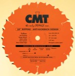 CMT 201.024.10 10" X 24T Ftg Ripping Saw Blade With 5/8" Arbor (.126 Kerf)