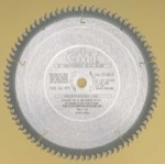 CMT 225.096.12 12" Diameter X 96T 1TCG+1ftg Non-Ferrous Mettal, Pvc & Melamine Saw Blade With 1" Arb