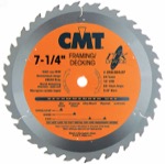 CMT 250.024.08 8-1/4" Diameter X 24T ATB Industrial Thin Kerf Rip Saw Blades With 5/8" Arbor (.075 K