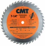 CMT 251.040.07-X10 7-1/4" Diameter X 40T Hdf Industrial Thin Kerf Finish Saw Blades With 5/8" <> Arb