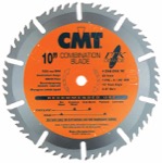 CMT 256.030.07 7-1/4" Diameter X 30T ATB Industrial Thin Kerf Combination Table Saw Blade With 5/8" 