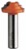 CMT 848.817.11 1-1/4" Diameter X 1/2" Cutting Length 2-Flute Plunge Ogee Router Bit (1/2" Shank)