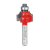 Freud 36-106  5/32" Radius Beading Router Bit (1/4" Shank)