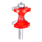Freud 82-515 5/8" Radius (1-1/4" Bull Nose Height) Bull Nose Router Bit With Bearing (1/2" Shank)