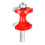 Freud 82-515 5/8" Radius (1-1/4" Bull Nose Height) Bull Nose Router Bit With Bearing (1/2" Shank)