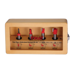 Freud 89-650 4 Pc. Undersized Plywood Router Bit Set (1/2" Shank)