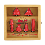 Freud 93-200 6 Piece Architectural Molding Router Bit Set (1/2" Shank)