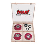 Freud FU100 Futura 2000 Custom Door Shop Carbide Tipper Shaper Cutter Set