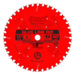 Freud LM74R012 12" Diameter X 40T TCG Glue Line Ripping Carbide-Tipped Saw Blade With 1"" Arbor (.11