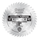 Freud LU72M010 10" Diameter X 40T ATB General Purpose Carbide-Tipped Saw Blade With 5/8" Arbor (.126