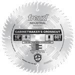 Freud LU73M010 10" Diameter X 60T ATB Cabinetmaker's Crosscut Carbide-Tipped Saw Blade With 5/8" Arb