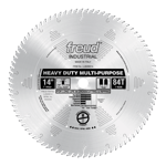 Freud LU82M014 14" Diameter X 84T TCG Stacked Chipboard Carbide-Tipped Saw Blade With 1" Arbor (.169