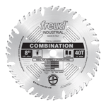 Freud LU84M008 8" Diameter X 40T Comb Combination Carbide-Tipped Saw Blade With 5/8" Arbor (.126 Ker