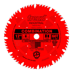 Freud LU84R012 12" Diameter X 60T Comb Coated Combination Carbide-Tipped Saw Blade With 1" Arbor (.1