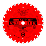 Freud LU87R012 12" Diameter X 30T Flat Thin Kerf Rip Carbide-Tipped Saw Blade With 1" Arbor (.098 Ke