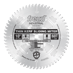 Freud LU91M010 10" Diameter X 60T ATB Thin Kerf Sliding Compound Miter Carbide-Tipped Saw Blade With