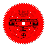 Freud LU91R012 12" Diameter X 72T ATB Thin Kerf Sliding Compound Miter Carbide-Tipped Saw Blade With