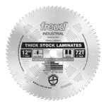 Freud LU92M012 12" Diameter X 72T MTCG Thick-Stock Laminate Carbide-Tipped Saw Blade With 1" Arbor (