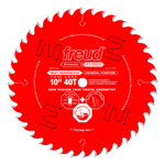 Freud P410T 10" Diameter X 40T Hi-ATB Thin Kerf Combination Carbide-Tipped Saw Blade With 5/8" Arbor