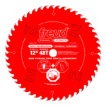 Freud P412 12" Diameter X 48T Hi-ATB Combination Carbide-Tipped Saw Blade With 1" Arbor (.126" Kerf)