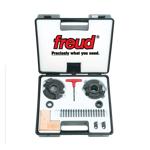 Freud RS2000 Performance System Rail & Stile Shaper Cutter Set + 9 Sets Knives 