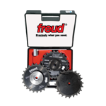 Freud SD608 8" Diameter X 24T Dial-A-Width Dado Carbide-Tipped Saw Blade Set With 5/8" Arbor