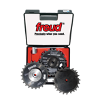 Freud SD608 8" Diameter X 24T Dial-A-Width Dado Carbide-Tipped Saw Blade Set With 5/8" Arbor