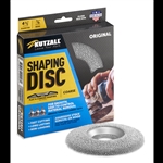 [KUTZALL SD412O390]  4-1/2" SHAPING DISC, 7/8" BORE (ORIGINAL, COARSE)