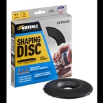 [KUTZALL SD412X120]  4-1/2" SHAPING DISC, 7/8" BORE (EXTREME, VERY COARSE)