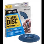 [KUTZALL SD412X90]  4-1/2" SHAPING DISC, 7/8" BORE (EXTREME, COARSE)