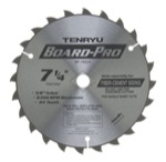 Tenryu BP-18524 7-1/4" Carbide Tipped Saw Blade ( 24 Tooth ATAF Grind - 5/8"Ko Arbor - 0.075 Kerf)