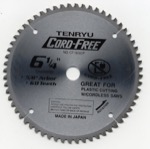 Tenryu CF-16060P 6-1/4" Carbide Tipped Saw Blade ( 60 Tooth ATB Grind - 5/8" Arbor - 0.079 Kerf)