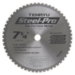 Tenryu PRF-18556CB 7-1/4" Carbide Tipped Saw Blade ( 56 Tooth ATAF Grind - 5/8"Ko Arbor - 0.071 Kerf