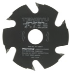 Tenryu PT-10006-1 4" Carbide Tipped Saw Blade ( 6 Tooth Ftg Grind - 22mm Arbor - 0.157 Kerf)