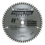 Tenryu PT-20360 8" Carbide Tipped Saw Blade ( 60 Tooth ATAF Grind - 5/8" Arbor - 0.087 Kerf)