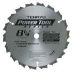 Tenryu PT-21018 8" Carbide Tipped Saw Blade ( 18 Tooth ATB Grind - 5/8"Ko Arbor - 0.075 Kerf)