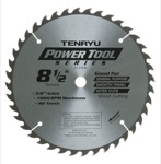 Tenryu PT-21640 8-1/2" Carbide Tipped Saw Blade ( 40 Tooth ATB Grind - 5/8" Arbor - 0.087 Kerf)