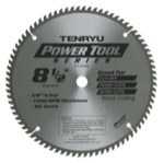 Tenryu PT-21680 8" Carbide Tipped Saw Blade ( 80 Tooth ATAF Grind - 5/8" Arbor - 0.087 Kerf)
