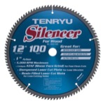 Tenryu SL-305100 12" Carbide Tipped Saw Blade ( 100 Tooth ATAF Grind - 1" Arbor - 0.091 Kerf)