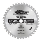 Timberline 175-40C TIMBERLINE 7-1/4"X 40T CARDED