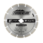 Timberline 640-345 SEGMENTED DIAMOND BLADE 8" DIA