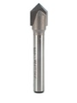 Whiteside 1501 3/8" Diameter X 3/16" Point Length 90-Degree Double Flute V-Grooving Router Bit (1/4"