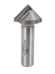 Whiteside 1506 1" Diameter X 1/2" Point Length 90-Degree Double Flute V-Grooving Router Bit (1/2" Sh