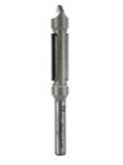 Whiteside 1704 3/8" Diameter X 1" Double Flutes  Panel Bit With Pilot Plunge Point (1/4" Shank)